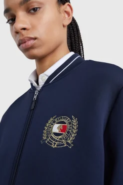New Tommy Hilfiger Equestrian Crest Bomber Sportsjakke Jakker Og Frakker