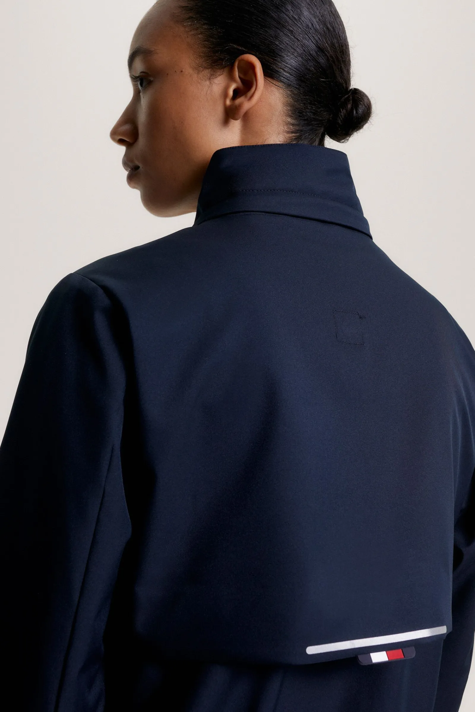 New Tommy Hilfiger Equestrian Barcelona Tilpasset Regnjakke Regntøy|Jakker Og Frakker