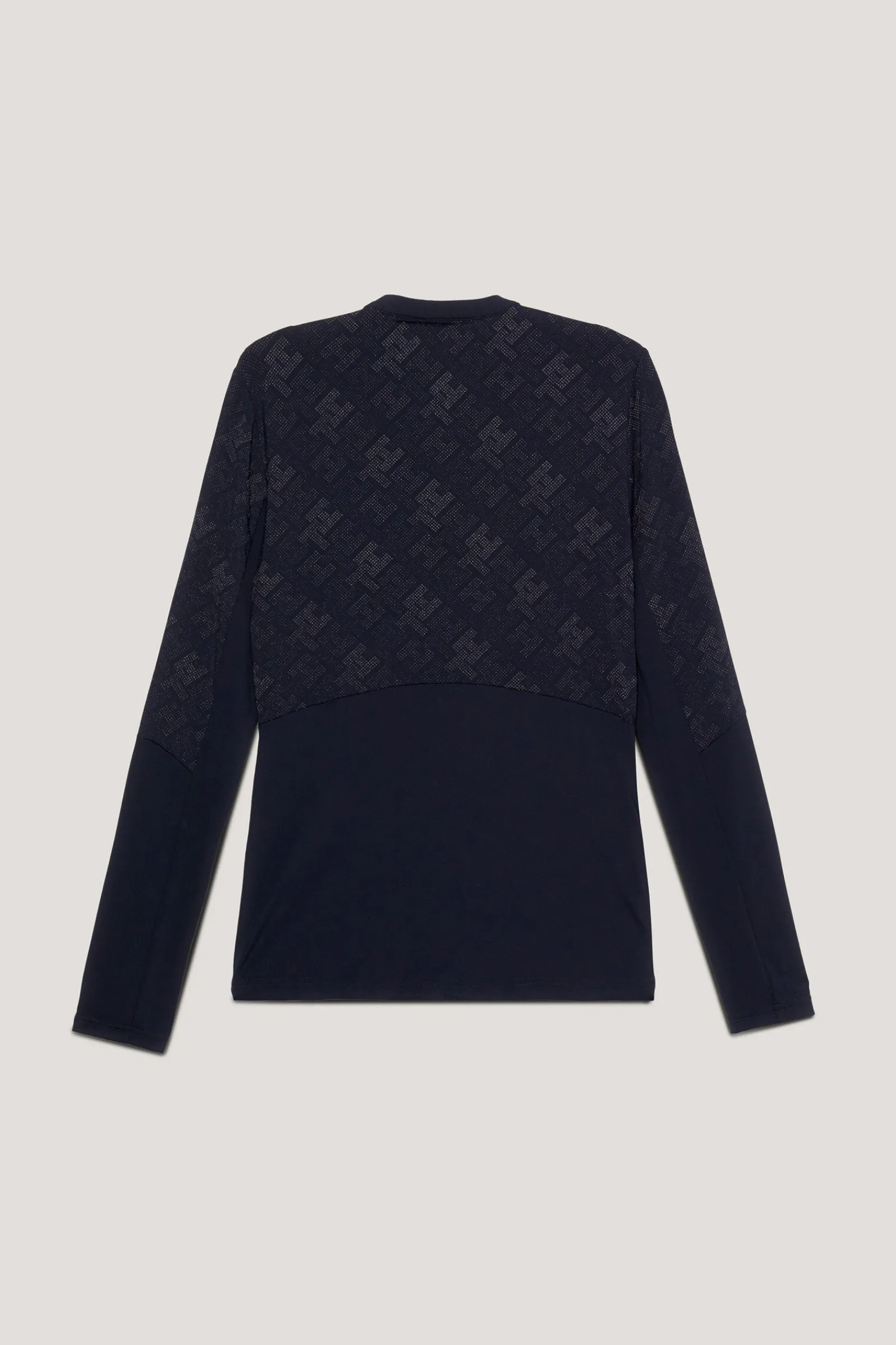 Best Tommy Hilfiger Equestrian Cologne Reflekterende langarmet 1/4 glidelås treningsgenser Skjorter Og Topper