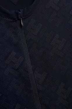 Best Tommy Hilfiger Equestrian Cologne Reflekterende langarmet 1/4 glidelås treningsgenser Skjorter Og Topper