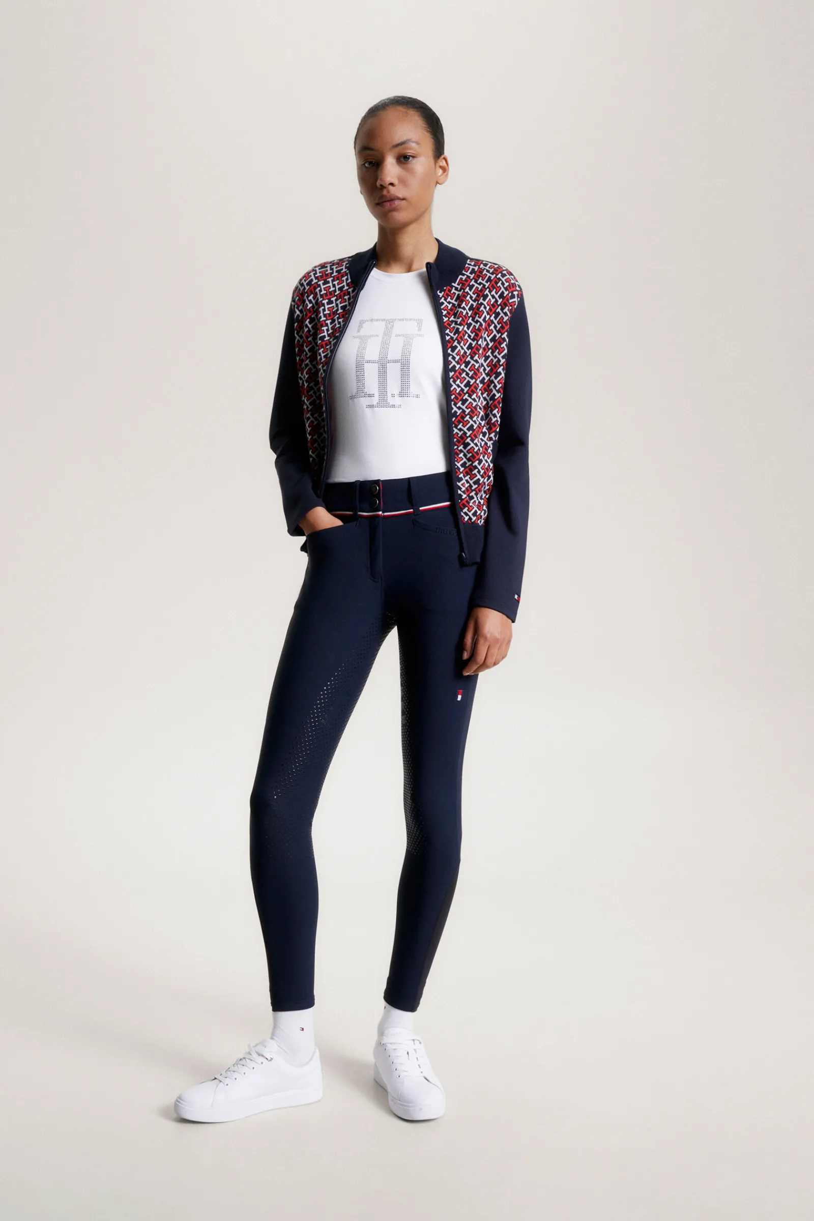 New Tommy Hilfiger Equestrian Geneva All-Year Full Grip Breeches Helforsterkede Ridebukser