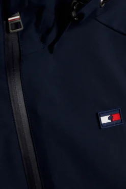 Tommy Hilfiger Equestrian vanntett bomberregnjakke for kvinner Regntøy|Jakker Og Frakker