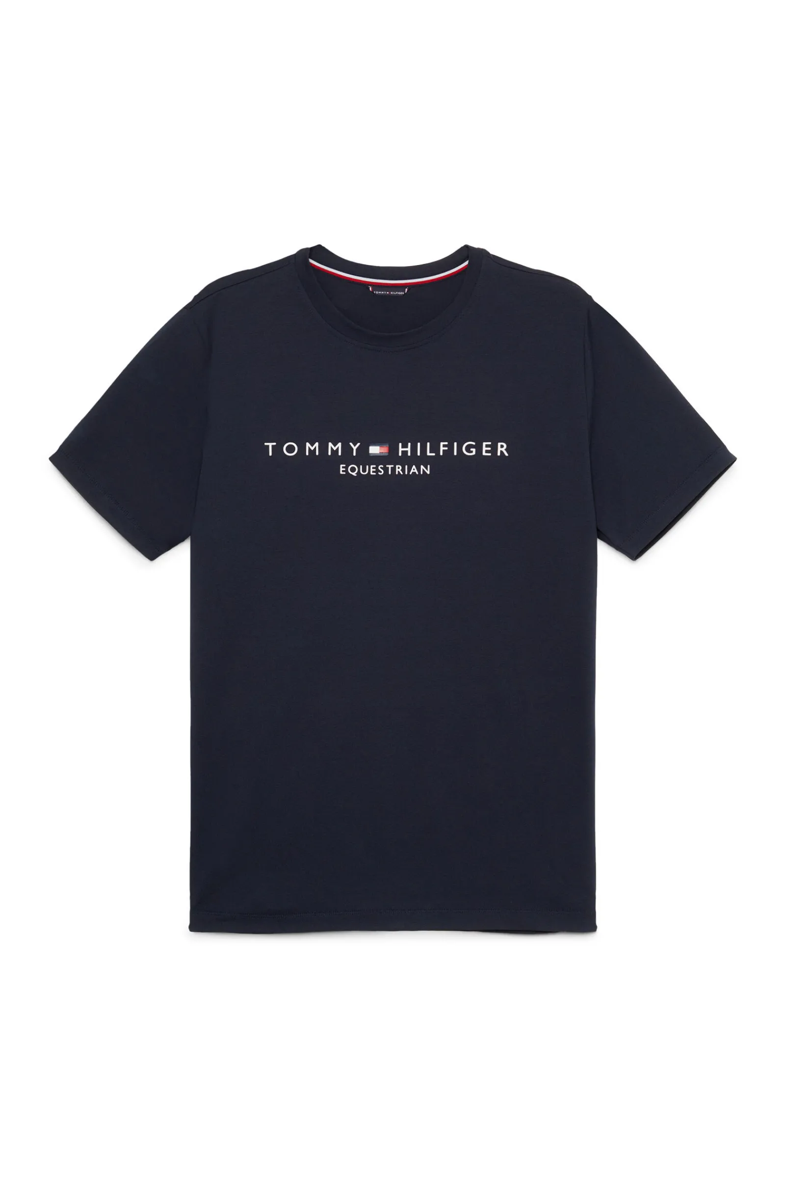 Outlet Tommy Hilfiger Equestrian Williamsburg T-skjorte med grafisk trykk og korte ermer Rideskjorter