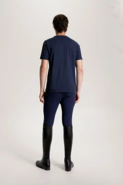 Outlet Tommy Hilfiger Equestrian Williamsburg T-skjorte med grafisk trykk og korte ermer Rideskjorter