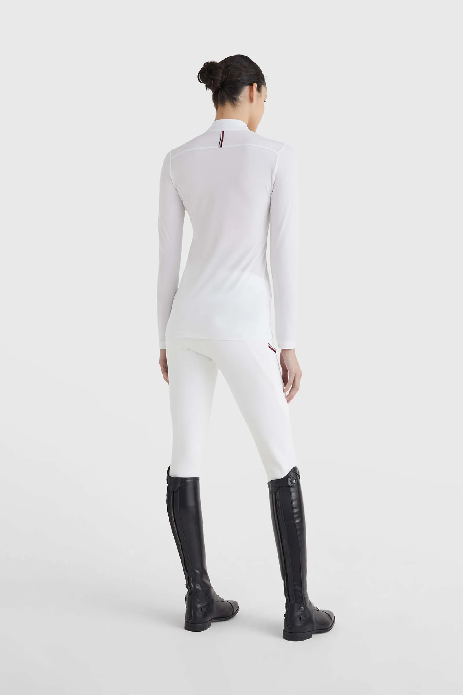 Best Tommy Hilfiger Equestrian langermet stevneskjorte, dame Stevne|Skjorter Og Topper