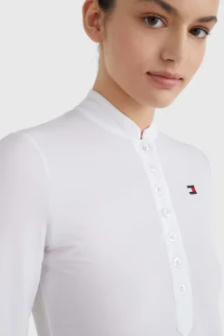 Best Tommy Hilfiger Equestrian langermet stevneskjorte, dame Stevne|Skjorter Og Topper