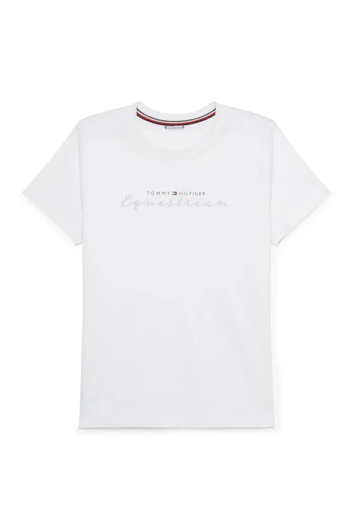 Sale Tommy Hilfiger Equestrian Brooklyn T-skjorte med korte ermer og motiv Skjorter Og Topper