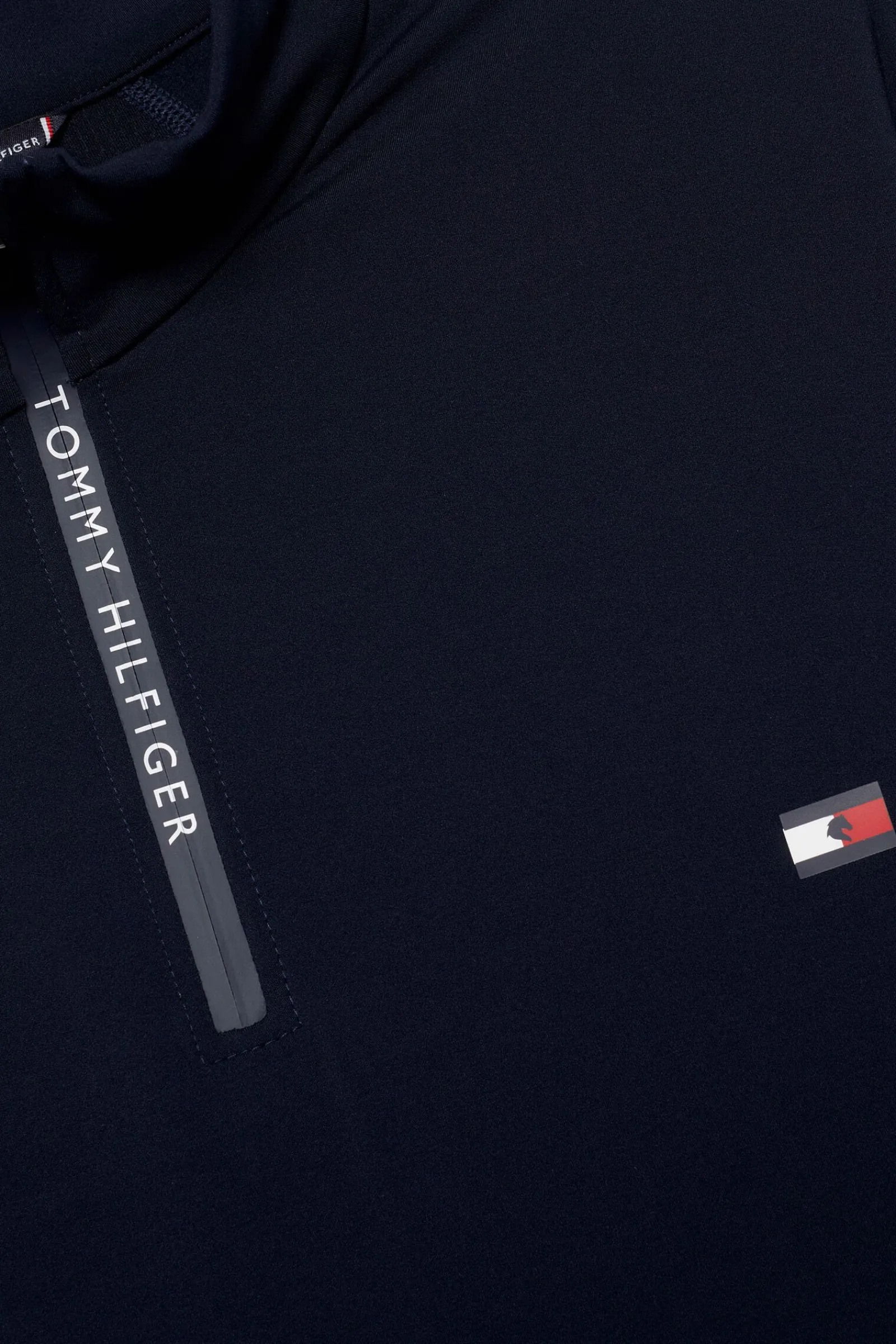Discount Tommy Hilfiger Equestrian 1/4 Zip Termoskjorte for menn Rideskjorter
