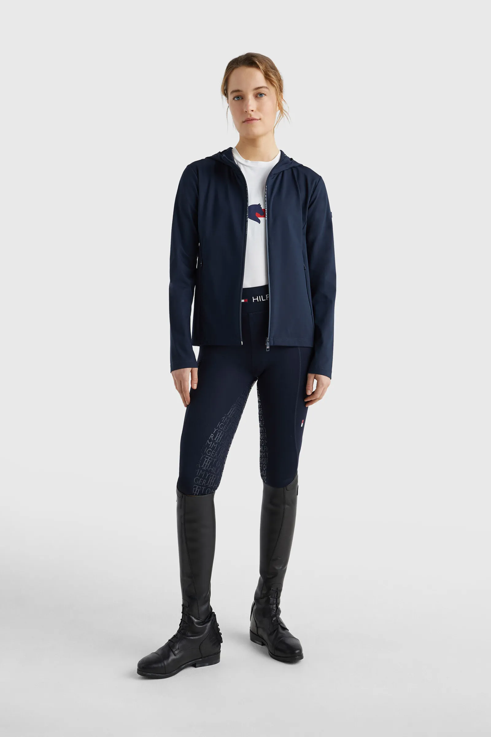 Clearance Tommy Hilfiger Equestrian Performacne Windbreaker for kvinner Jakker Og Frakker