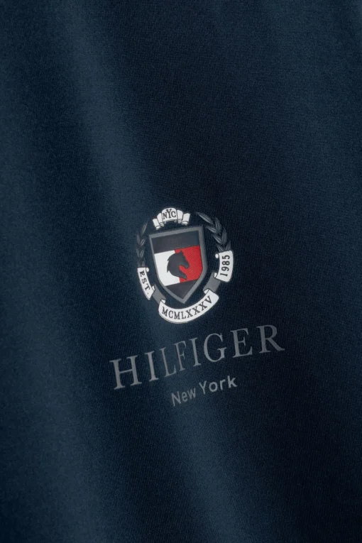 Tommy Hilfiger Equestrian Performance Crest herre t-skjorte med trykk Skjorter Og Topper