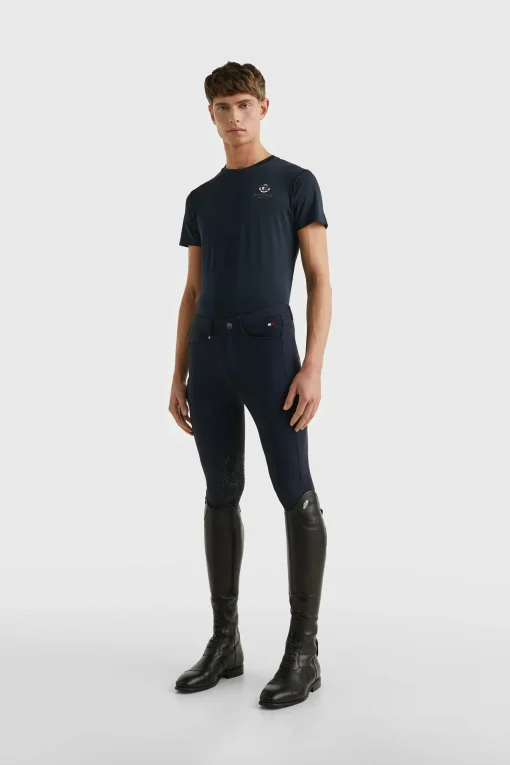 Tommy Hilfiger Equestrian Performance Crest herre t-skjorte med trykk Skjorter Og Topper