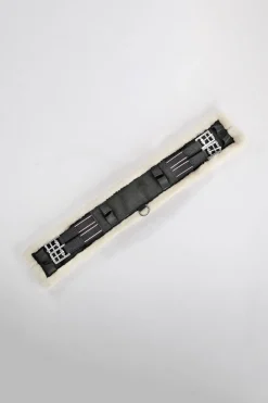 Outlet Nylon Dressage Girth with Faux Fur Padding Gjorder