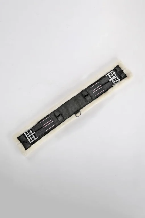 Outlet Nylon Dressage Girth with Faux Fur Padding Gjorder