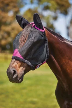 New Comfitec Deluxe robust fluemaske i mesh med ører Fluemasker & Fluepannebånd|Fluemasker & Fluepannebånd